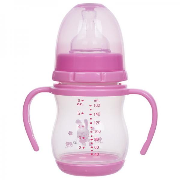 Quality BPA Free 6oz 160ml Wide Neck Arc Polypropylene Baby Bottles for sale
