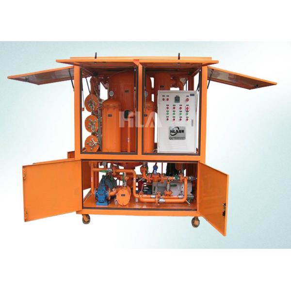 Quality Vacuum Transformer Mobile Oil Treatment Plant / Insulating Oil Portable Oil Purifier for sale