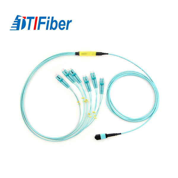 China Sc/Lc/Fc/St 12 Cords Fiber Optic Patch Cord Custom Size UPC APC Ferrule End Face factory