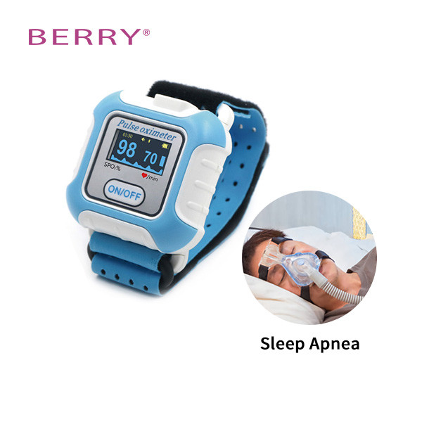 Quality Sp02 Oximeter Bluetooth Sleep Monitor Pulse Ox Sleep Overnight Pulse Oximetry Sleep Apnea for sale