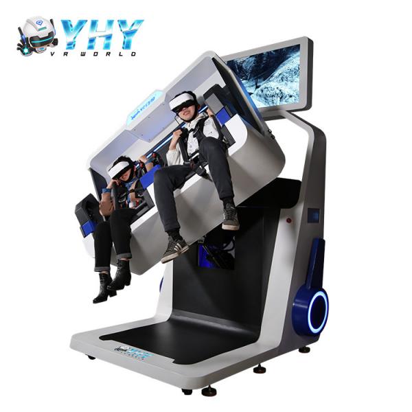 Quality Theme Park 9D VR Simulator Double Seats 360 Degree Virtual Reality Equipment for sale