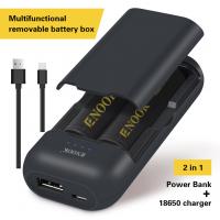 China Enook Lithium Ion Battery Charger 18650 Ultra Slim Power Bank Portable Charger factory