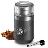 China Mini Bean Custom Coffee Grinder Coarse or Fine Removable Cup Electric Burr Mill factory