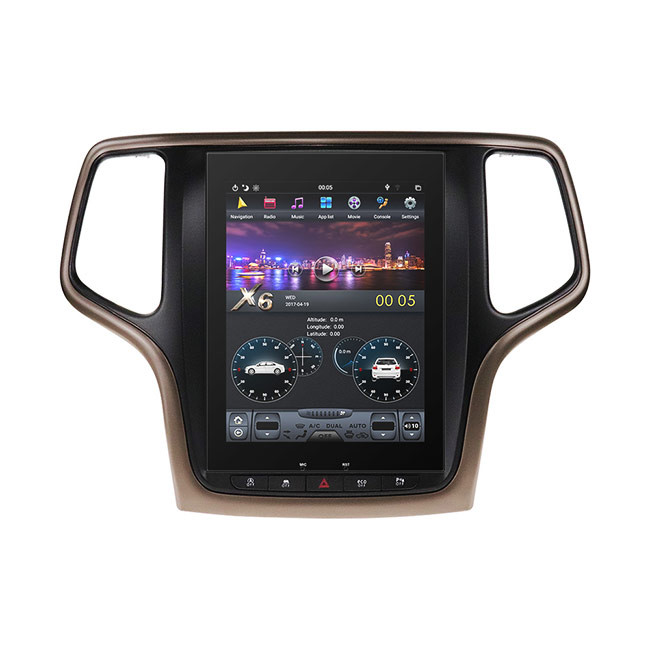 China 2014 2018 Jeep Grand Cherokee Android Head Unit 128GB 10.4 Inch factory