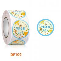 China Coated Paper Seal Sticker Label Team Girl Boy Children Sticker With Flower factory
