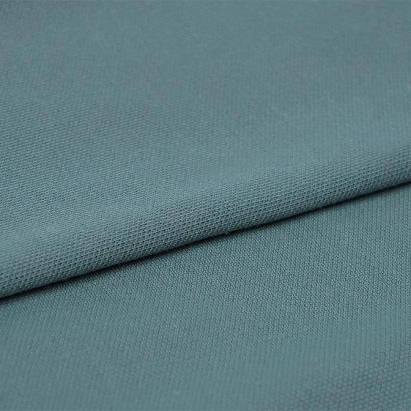 Quality Eco Friendly Pique Texture Fabric 40S Breathable Y-81092 Solid Dyed for sale