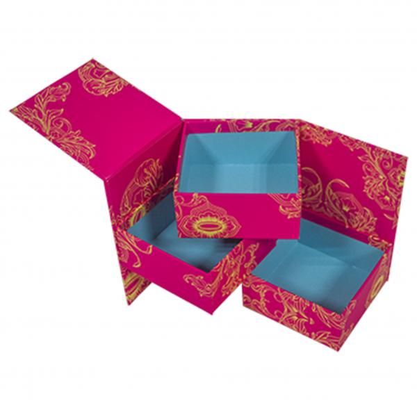 Quality Rotatable Craft Rigid Food Gift Box Packaging CMYK Color Printing for sale