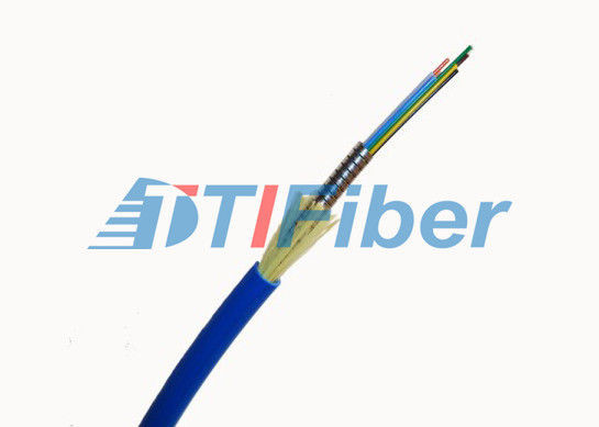 China Multi Core Fiber Optic Cable , 9/125 G652D Single Mode Optical Fiber Indoor factory
