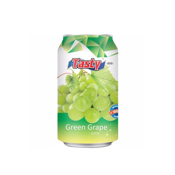 Quality 16oz Aluminum Can Aloe Vera Juice Processing Fresh Fruity Green Grape Juice for sale
