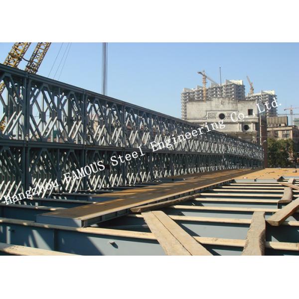 Quality Modern Style Prefabricated Modular Bailey Suspension Bridge Galvanized Surface for sale