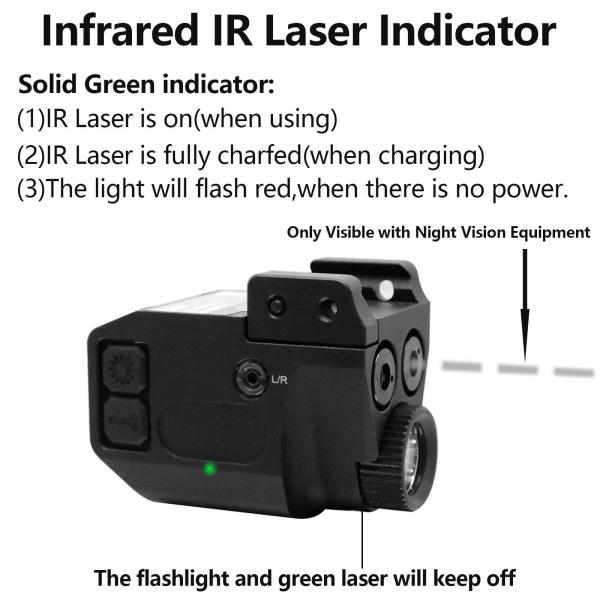 Quality Sturdy Infrared Pistol Laser Sight Green 520nm Lightweight 2.1OZ for sale