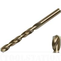 China 3-13mm DIN338 HSS Twist Drill Bits HSS Co8% for Stainless Steel Amber Finished factory