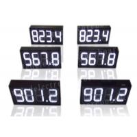 Quality White Color LED Gas Price Sign With IR Remote High Brightness 300*630*100mm for sale