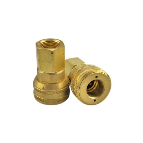 Quality 0.25 Inch Threaded Quick Connect , Brass Quick Release Coupling for sale