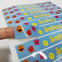 Quality Custom Printing Repositionable Self Adhesive Sticker Gloss Finishing for sale