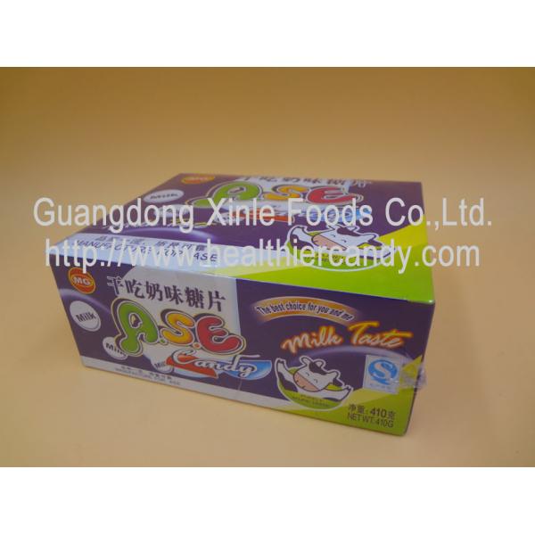 Quality Various Candy Shapes Green Milk Tablets Lowest Calorie For Entertainments GMP for sale