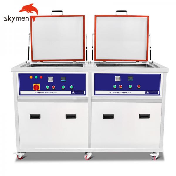 Quality Twin tank 28khz ultrasonic cleaner for aircrafts parts marine engine fuel for sale