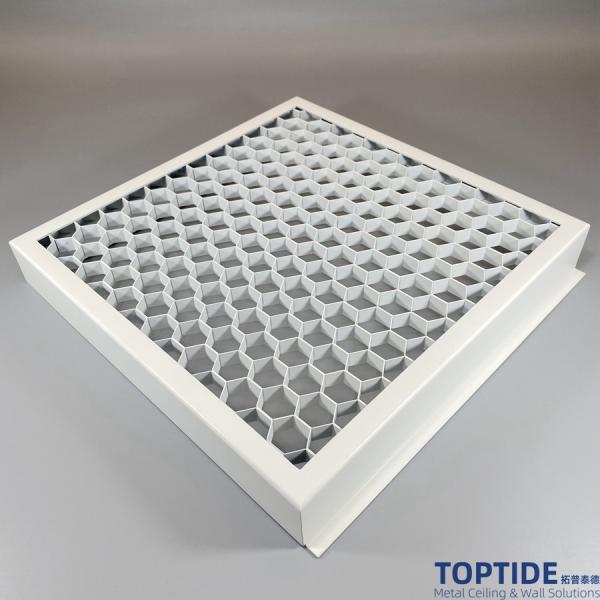 Quality Custom Made Metal Honeycomb Mesh Ceiling Decorative Drop Ceiling Grid Tiles for sale