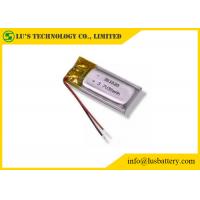 China LP301020 30mah Rechargeable Lithium Polymer Battery No Leakage No Fire factory