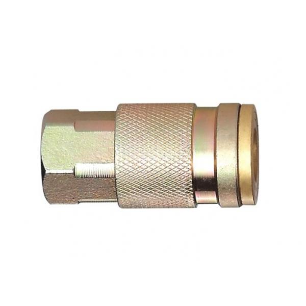 Quality Manual Sleeve Pneumatic Quick Connect Coupling Tru - Flate Single Shut Off for sale
