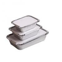 China Disposable Aluminium Foil Container 40 - 200mic Thickness Silver Color factory