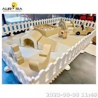 China Soft Play Equipment Slide Indoor Soft Play For Kids Soft Play Set Equipment Brown factory