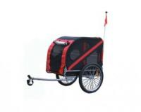 China Steel Frame Pet carrier, Bicycle Pet Trailer with corrosion resistant rim factory