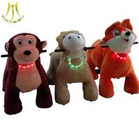 China Hansel plush animal toy rides walking animals electric scooter for sale factory