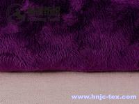 China 100% polyester twisted flower ultra cuddle soft velboa fabric for home textile eps sofa factory