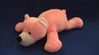 China Pink Bear Bearington Pattern Little Custom Plush Toy with PP Cotton Filling factory