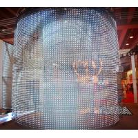 Quality Multiple Installation Full Color LED Mesh Screen Flexible Transparent Waterproof for sale