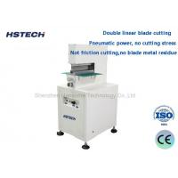 China Pneumatic Driven Blade Metal Low Cutting Force Stress V Cut PCB Depanelizer HS-320 factory
