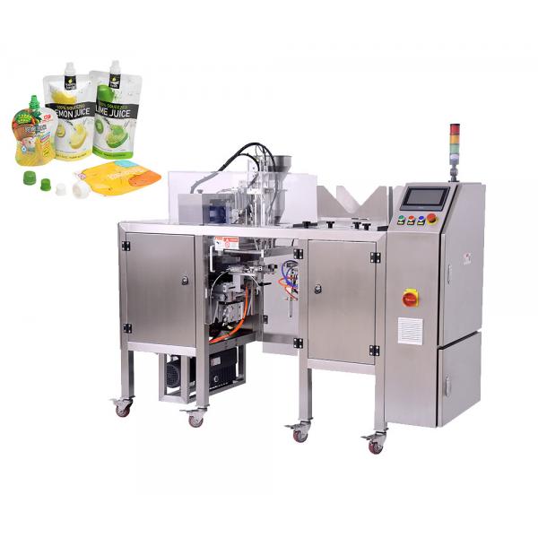Quality Automatic Bag Feeding Liquid Packaging Machine Stand Up Pouch Spout Pouch Juice Sauce for sale