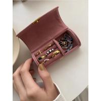 China NEW EXQUISITE HIGH-GRADE VELVET JEWELRY BOX RING BRACELET NECKLACE STORAGE BOX TRAVEL SMALL PORTABLE JEWELRY factory