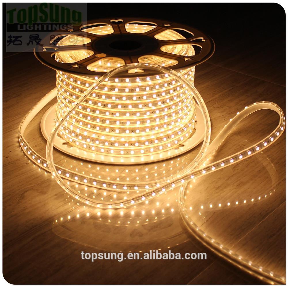 2017 new 110V AC yellow ledstrip ip65 tape SMD 60LED/M Manufacturer