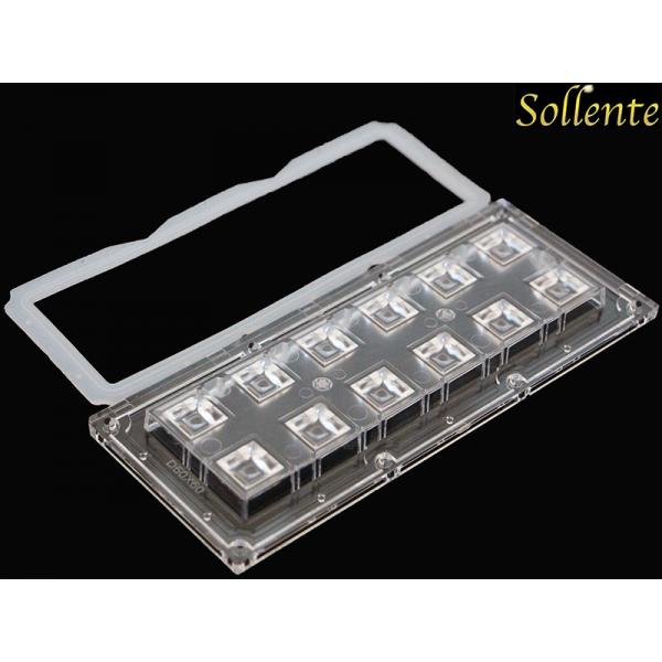 Quality 60 Degree 2x6 Led Array Lens For 12W Led Light Components for sale