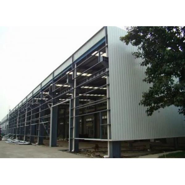 Quality 0.5KN/M2 Workshop Steel Structure Building For Snow And Wall Loads for sale