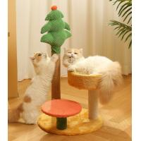 China Cat Bed Christmas Tree With Hammock And Hang Ball For Cats And Kittens factory