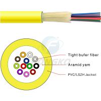 Quality 12F 12 Core CCTV Camera Cable Indoor Flame Retardant Cable 6mm for sale