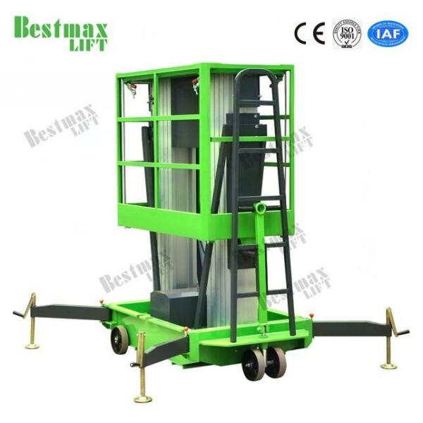 Quality Durable Double Mast Mobile Vertical Lifting Platform For 8m Platform Height for sale