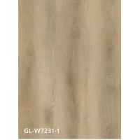 Quality Grain Stone Rigid SPC Vinyl Floor Anti Slip Bright Brown Grey Jump Color Oak for sale