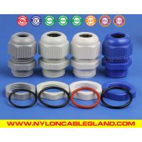 China Plastic Metric Cable Gland, IP68 Watertight Cable Seal Joint Connector M20 (6-12mm) with O-ring for Junction Box for sale
