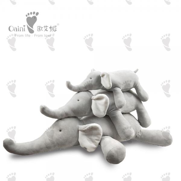 Quality 73cm Papa Elephant Stuffed Animal Soft Stuffed Animal Toys EN71 for sale