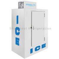 Quality Solid Door R404a Cold Wall Ice Merchandiser Bagged Ice Storage Freezer for sale