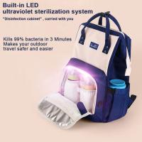 China Waterproof Travel LED UV Baby Disinfection Diaper Bag factory
