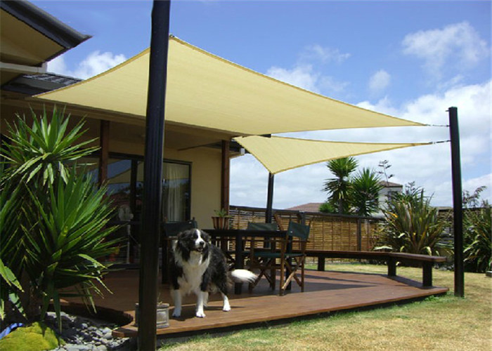 China 100% Virgin HDPE With UV Treated Garden Shade Sail Outdoor Sun Shade Sails Triangle And Square Shape factory