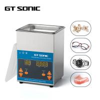 China 50W 2L Heated Digital Ultrasonic Cleaner FCC For Jewellery Shop factory