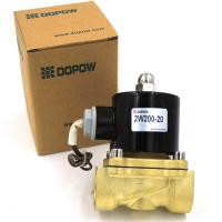 Quality 2W200 2Inch 2/2 Way Electronic Water Flow Control Valve Gold Solenoid Water for sale