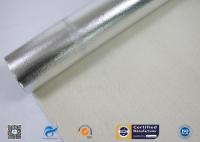 China 0.45 Mm Aluminum Foil Laminated Fiberglass Fabric For Fireproof factory