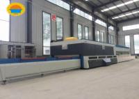 China Window Flat Glass Tempering Furnace With Convection Can 4 - 16mm Glass Thickness factory